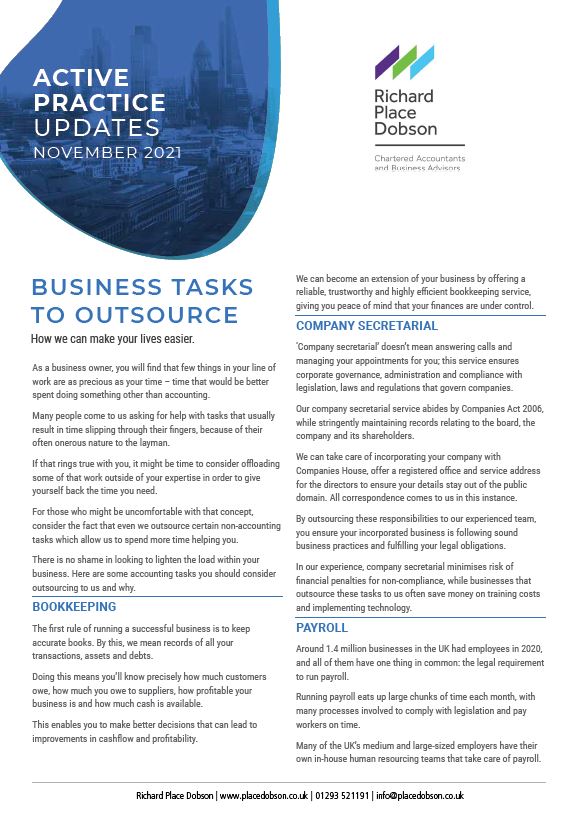 Business Tasks to Outsource
