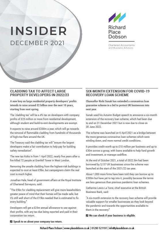 The Insider - December 2021