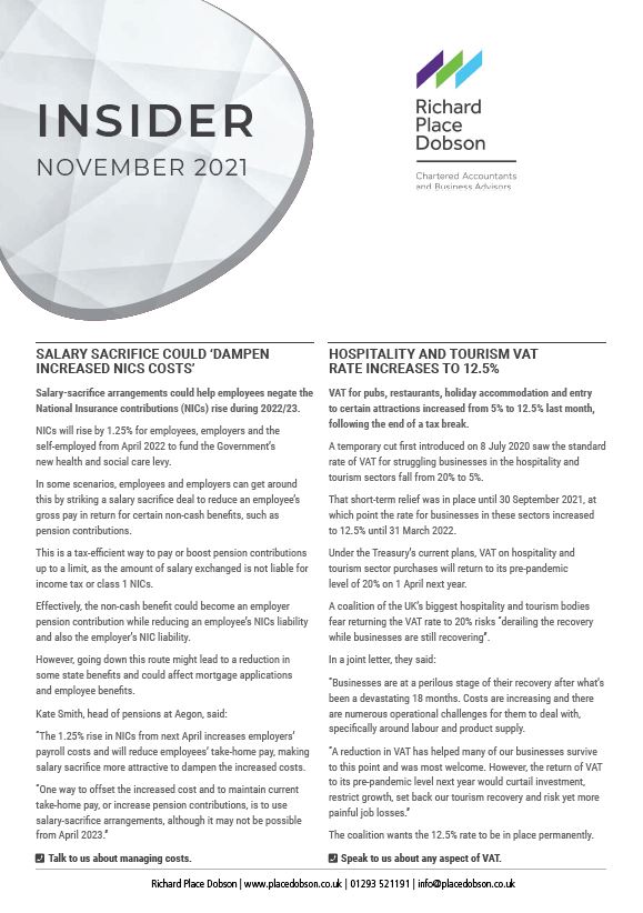 The Insider - November 2021