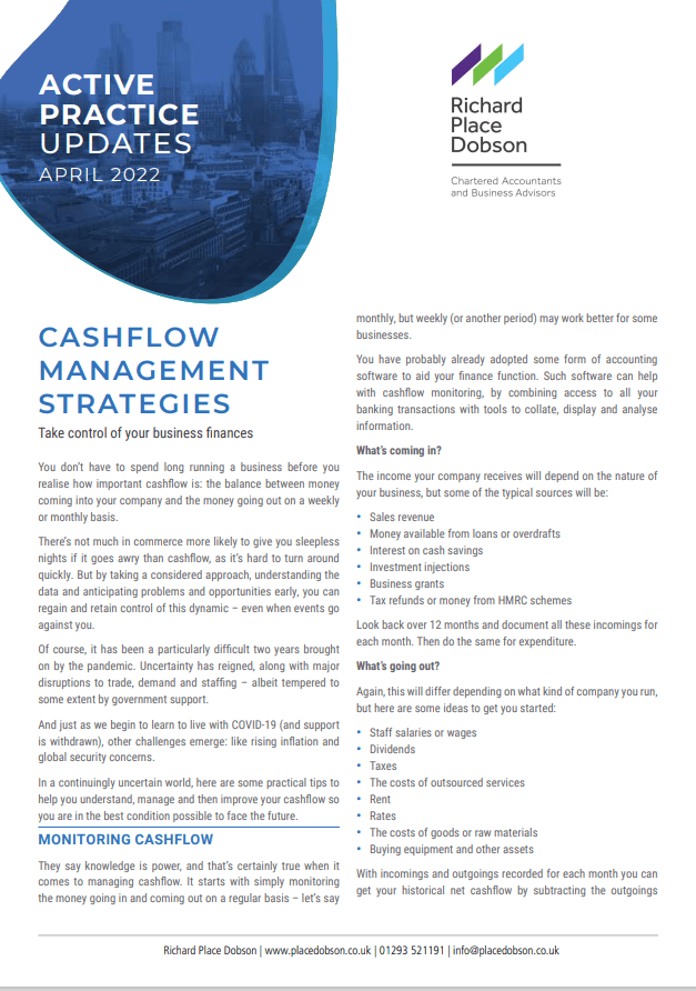 Cashflow Management Strategies