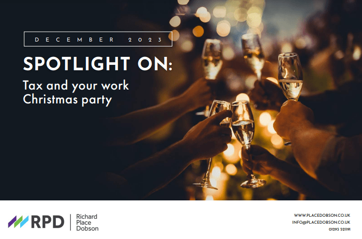 Spotlight on - Tax and your work Christmas party